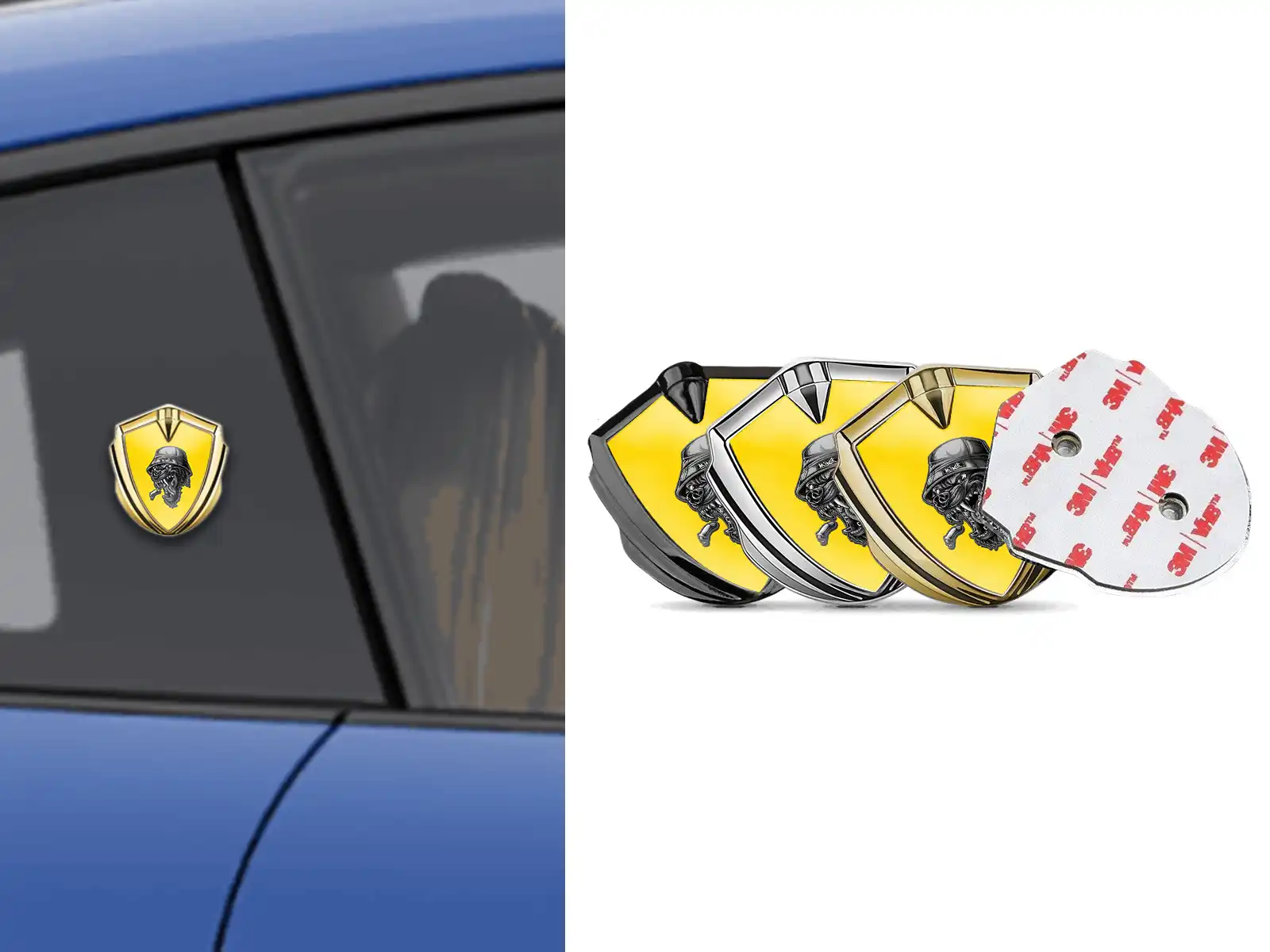 Silicone Emblem Badge Durable Style